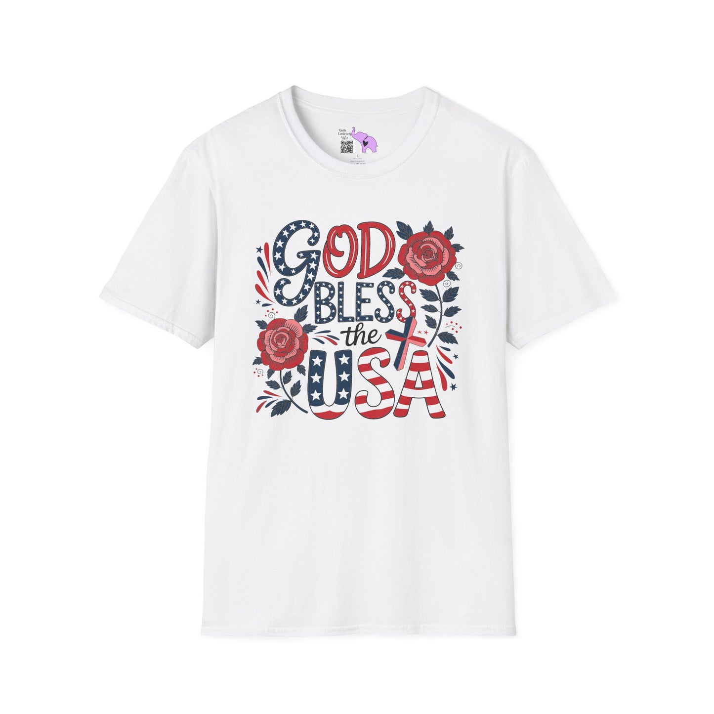 God Bless The USA Adult T-shirt