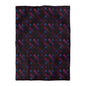 Velvet Patchwork Print Microfiber Duvet Cover
