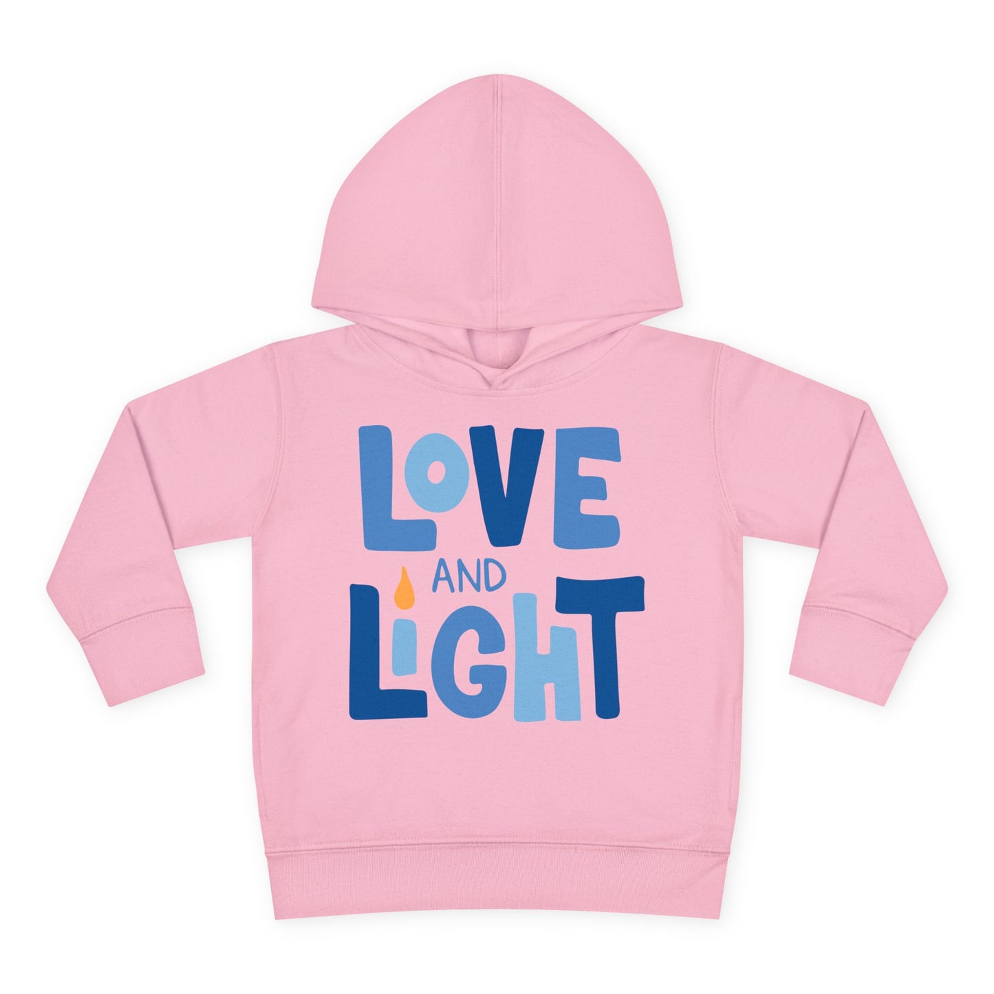 Hanukkah Love & Light 2 Toddler Pullover Fleece Hoodie