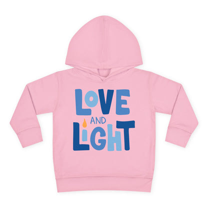 Hanukkah Love & Light 2 Toddler Pullover Fleece Hoodie