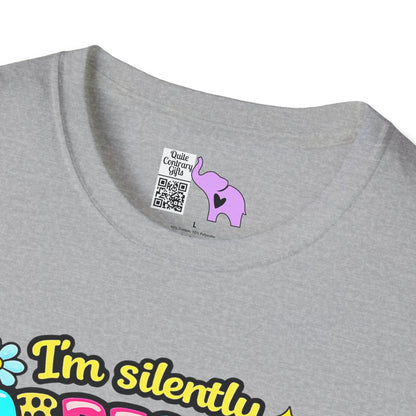 I'm Silently Correcting Your Grammar (Colorful) Adult T-shirt