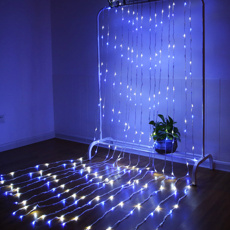 LED Waterfall Star String Curtain Lights