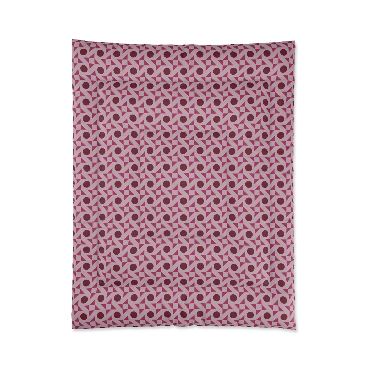 Crimson Pinwheels Basic Bedding Set