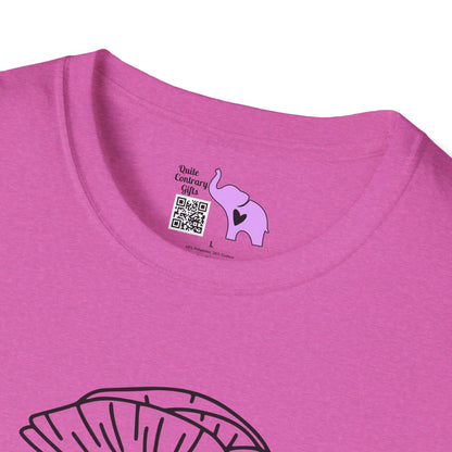 Faith (Vertical, Floral) Adult T-shirt