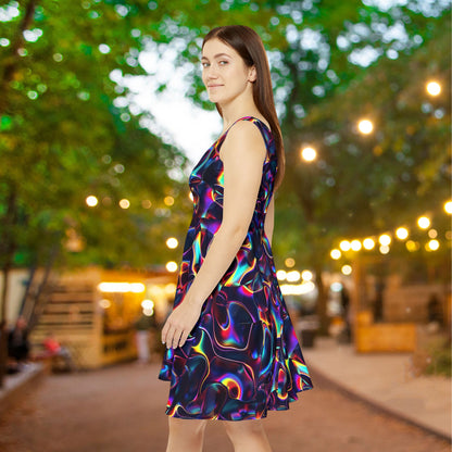 Holographic Mirage Women's Skater Dress