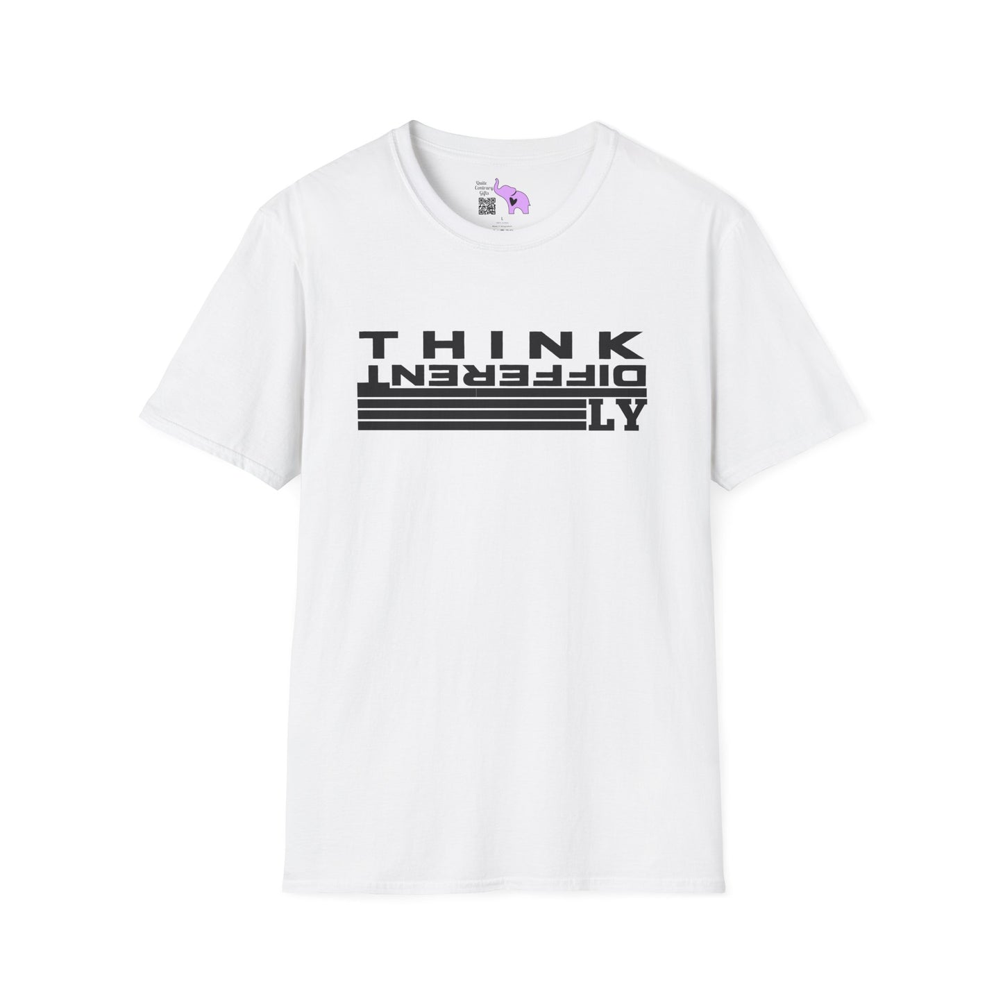 Think Differently Adult T-shirt