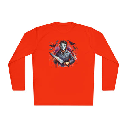 Creepy Halloween Killer Unisex Lightweight Long Sleeve Tee