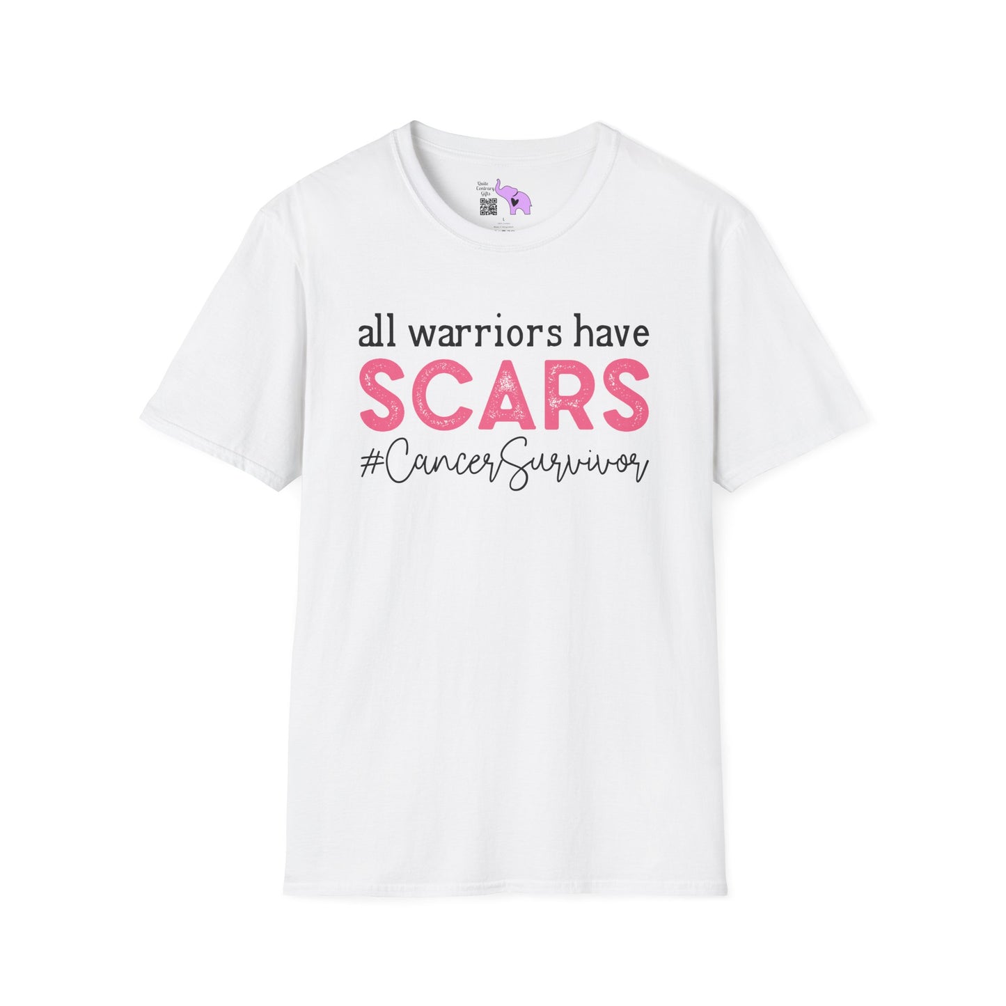 All Warriors Have Scars #CancerSurvivor Adult T-shirt