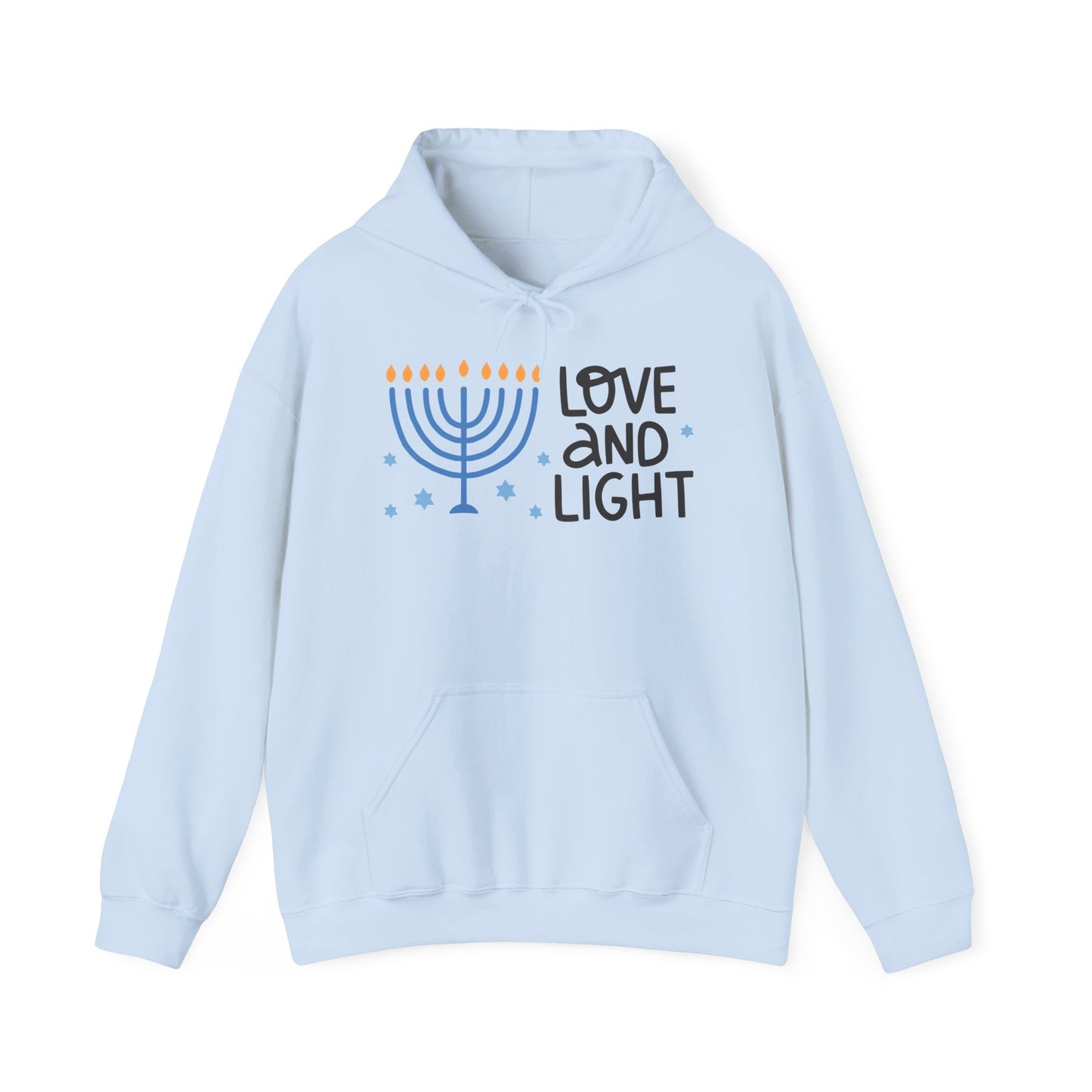 Hanukkah Love & Light Heavy Blend™ Hooded Sweatshirt