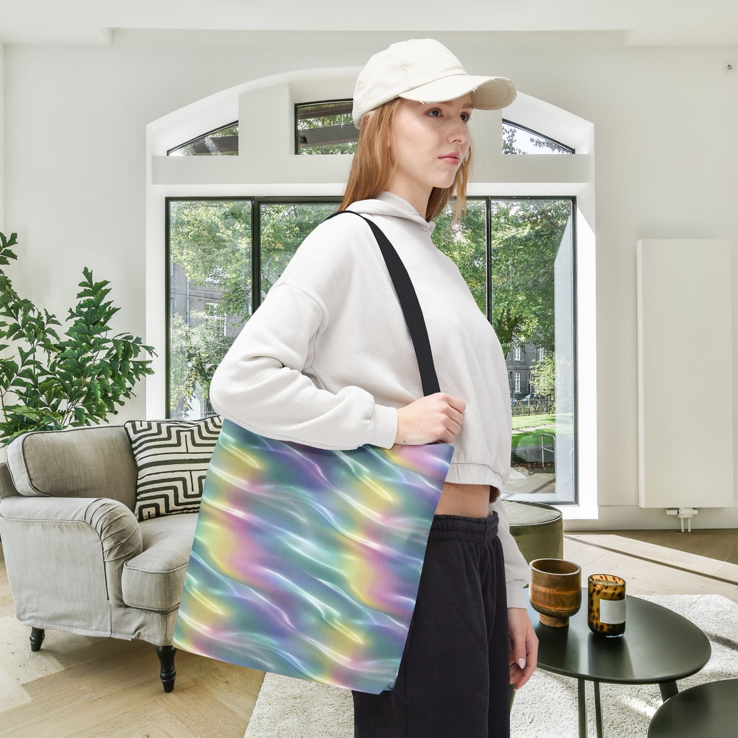 Pastel Mirage Canvas Tote Bag