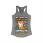 My Level of Sarcasm Depends on Your Level of Stupidity Women's Ideal Racerback Tank