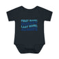 First Name: Hungry Last Name: Always Infant Baby Rib Bodysuit