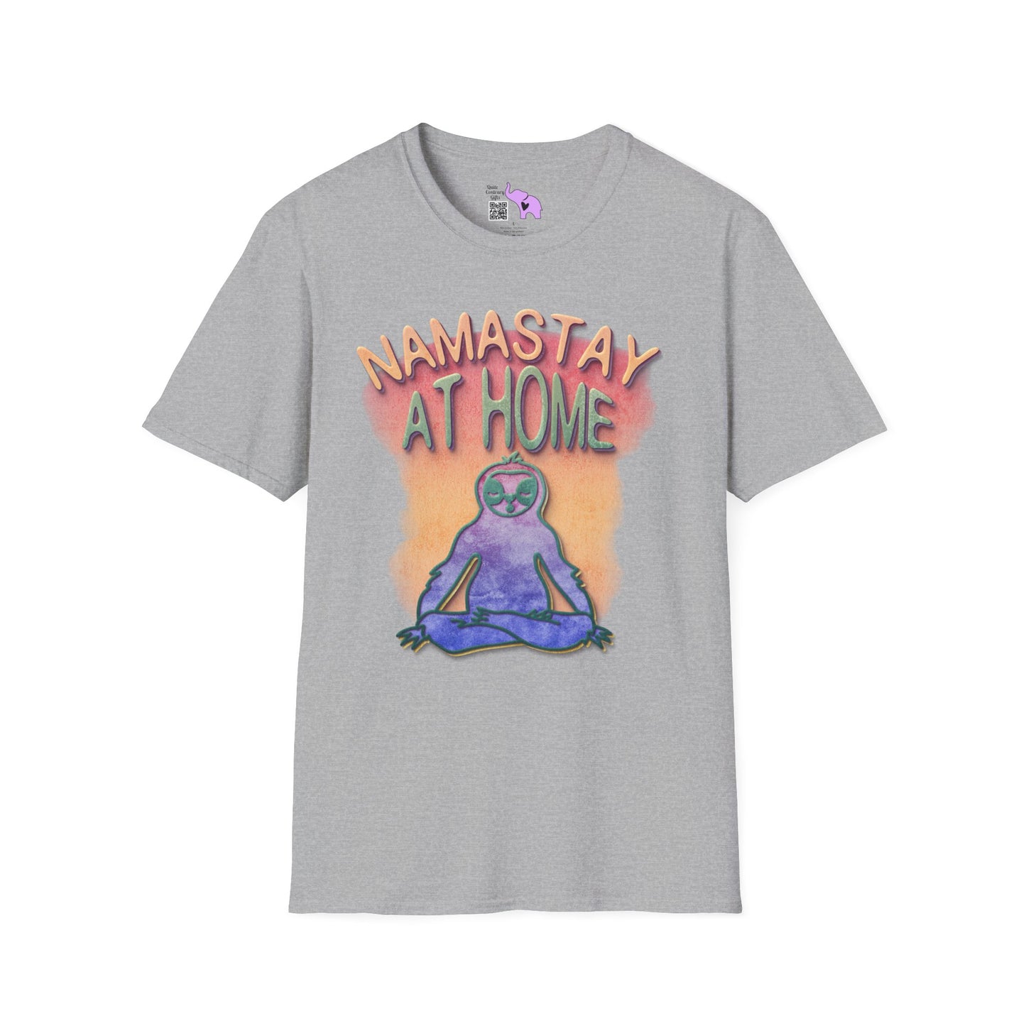 Namastay At Home Adult T-shirt