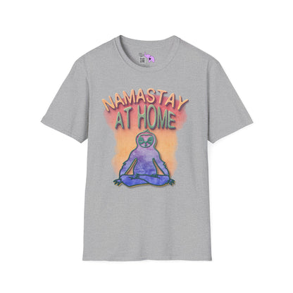 Namastay At Home Adult T-shirt