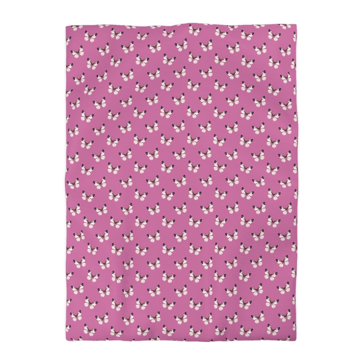 Blush Flutter Microfiber Duvet Cover