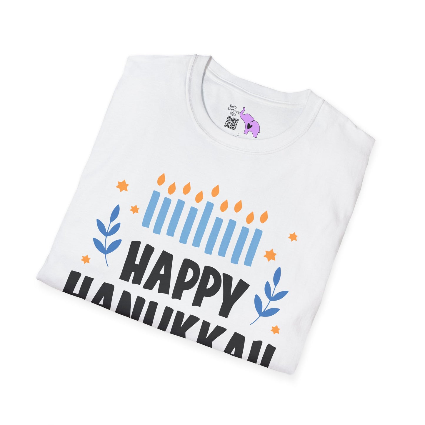 Happy Hanukkah 5 Adult T-shirt