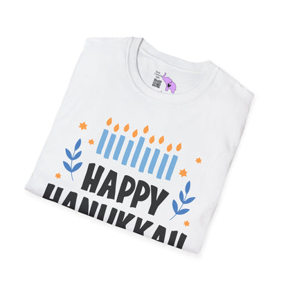 Happy Hanukkah 5 Adult T-shirt