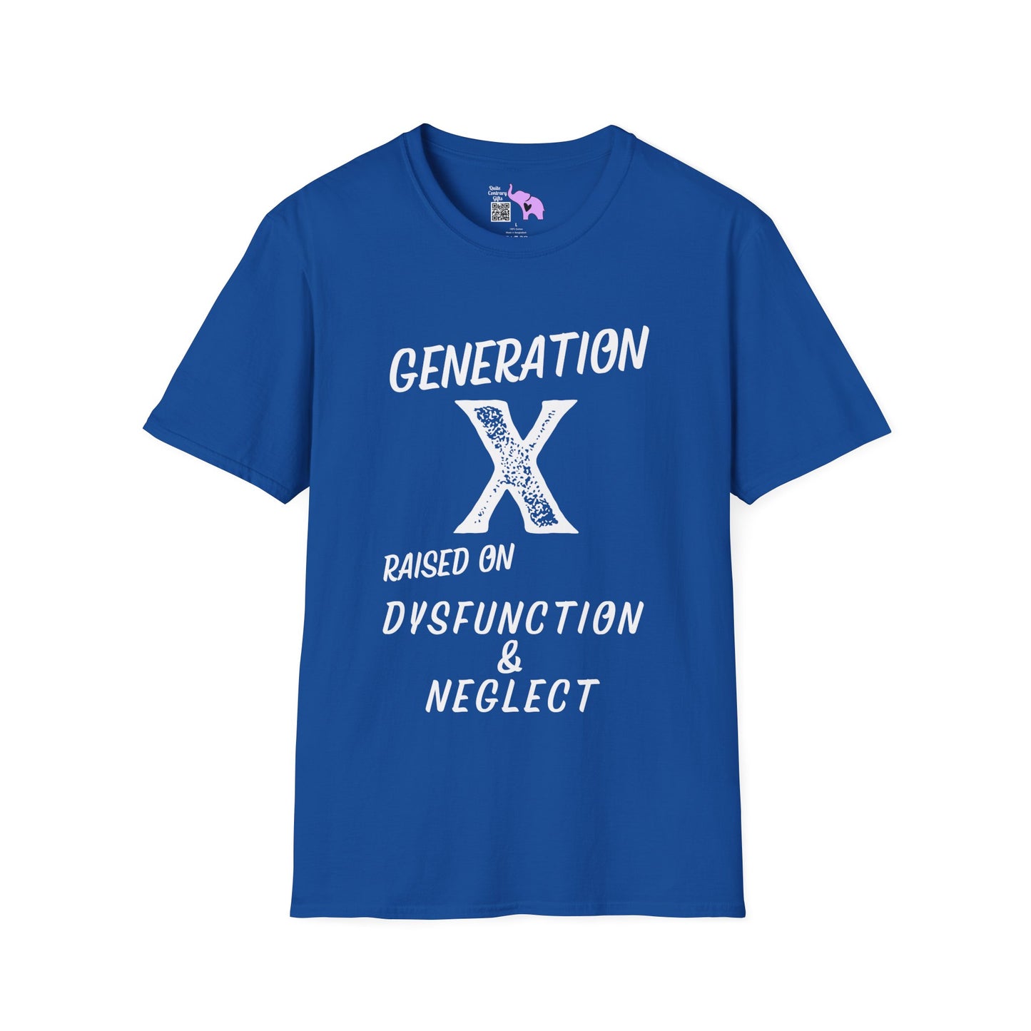 GenX Dysfunction & Neglect Adult T-shirt