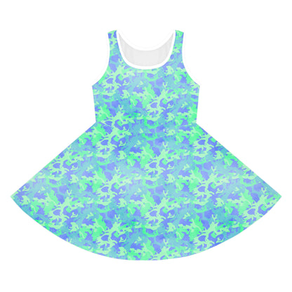 Glacier Grove Camo Girls' Sleeveless Sundress