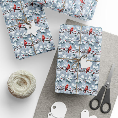 Cardinals in the Snow Wrapping Paper