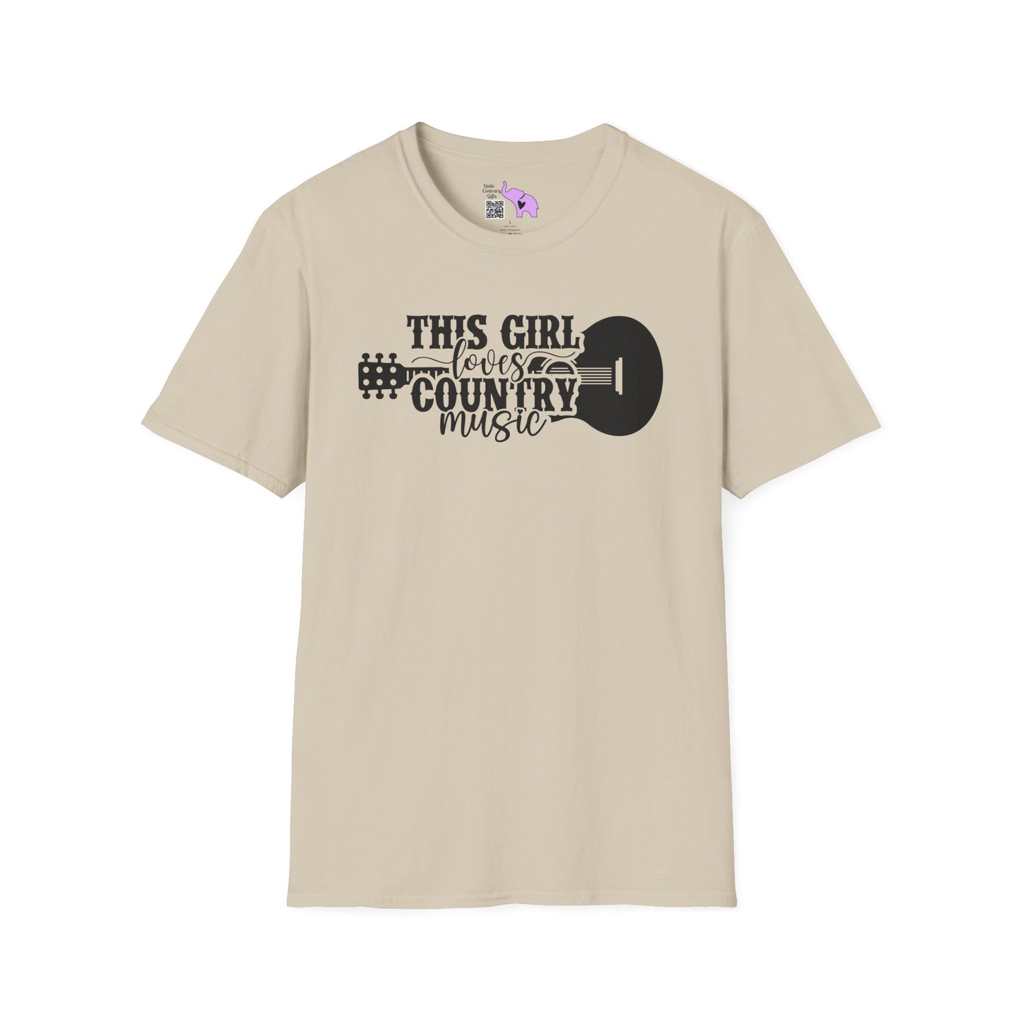 This Girl Loves Country Music Adult T-shirt