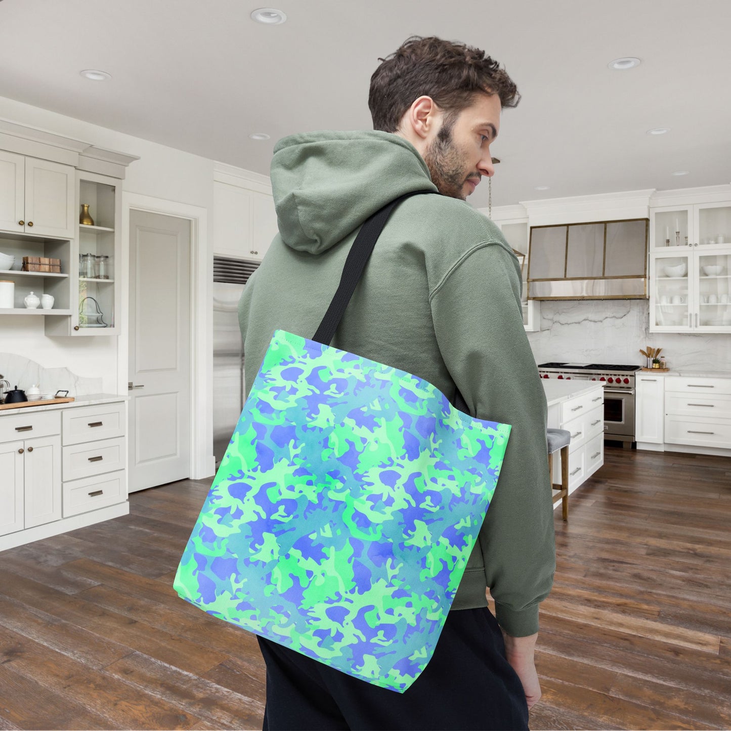 Glacier Grove Camo Canvas Tote Bag
