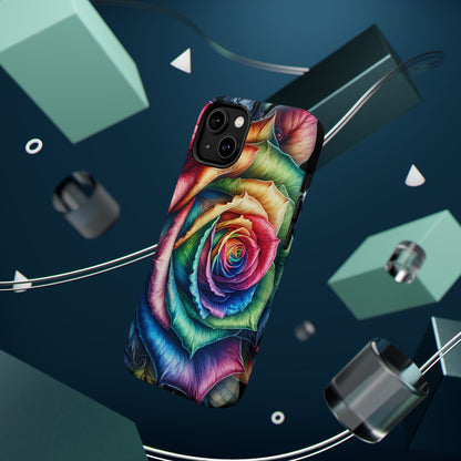 Colorful Rose MagSafe® Compatible Tough Case for iPhone