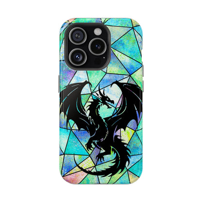 Beautiful Majestic Dragon Silhouette MagSafe® Compatible Tough Case for iPhone