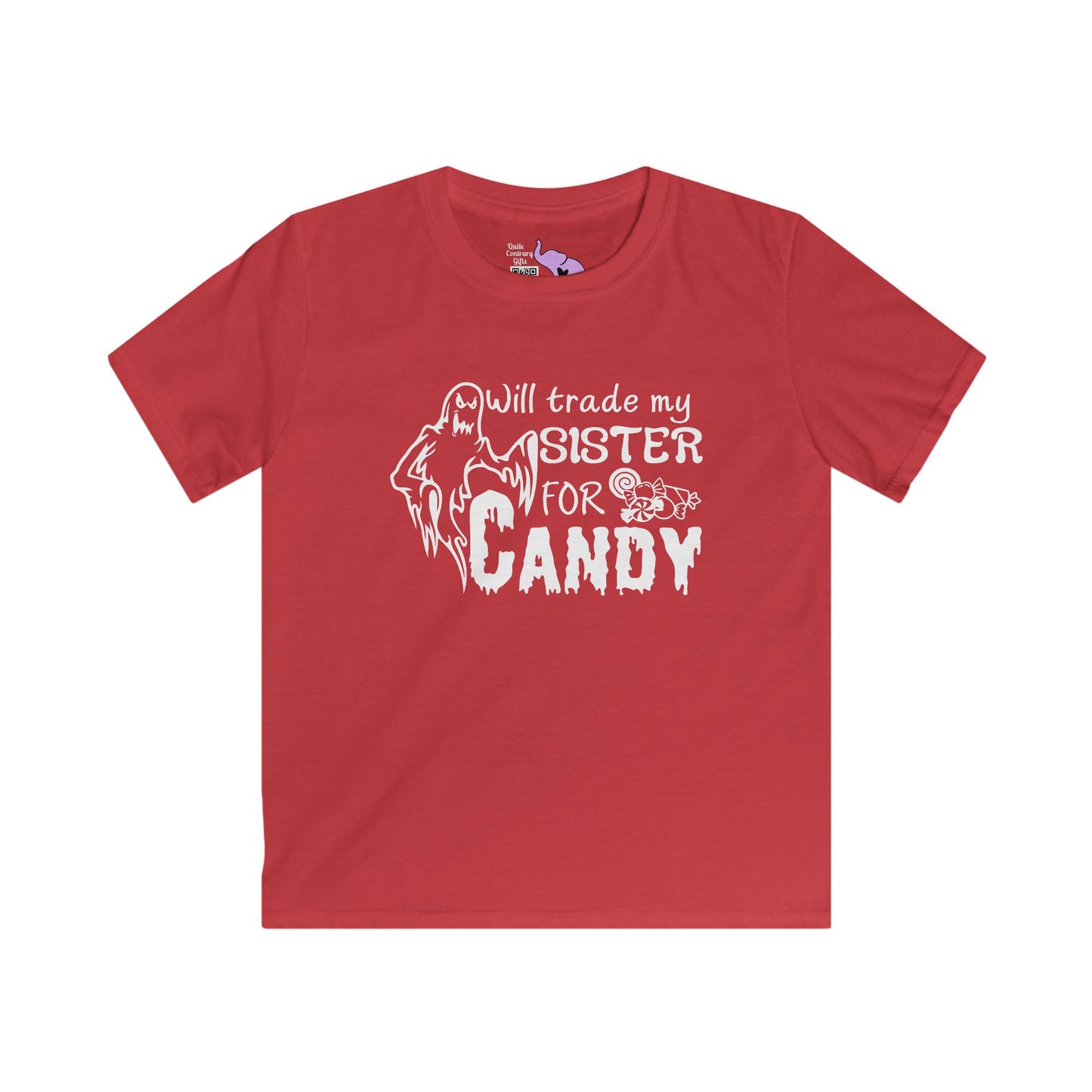 Will Trade My Sister For Candy Youth Softstyle Tee
