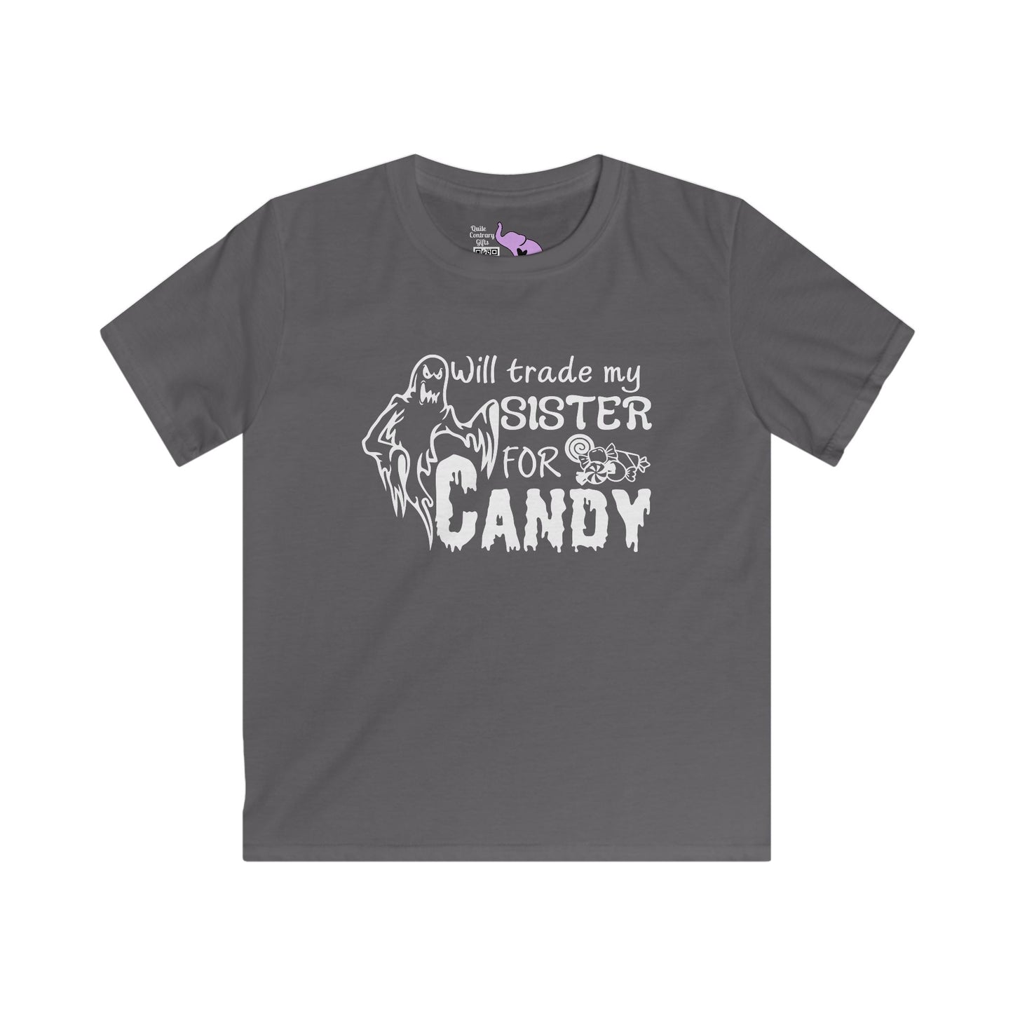 Will Trade My Sister For Candy Youth Softstyle Tee