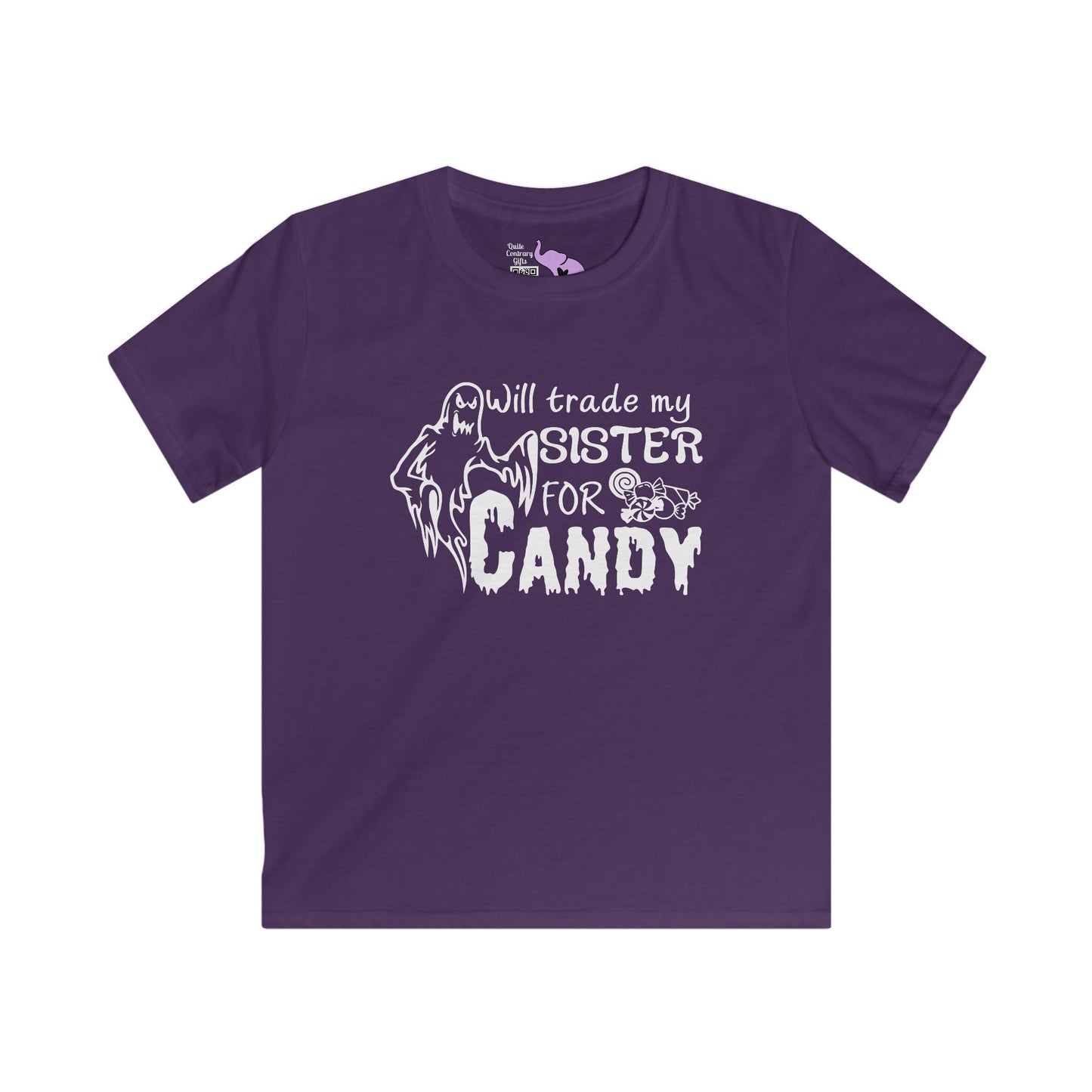Will Trade My Sister For Candy Youth Softstyle Tee