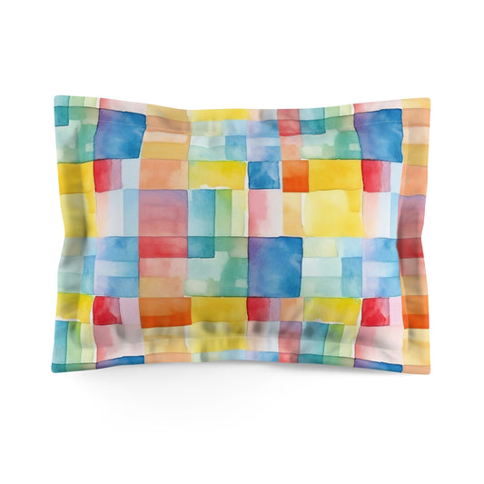 Mosaic Meadows Microfiber Pillow Sham