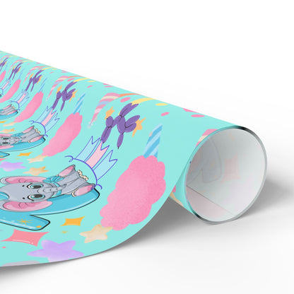 Kids 1st Birthday (Baby circus) Wrapping Paper