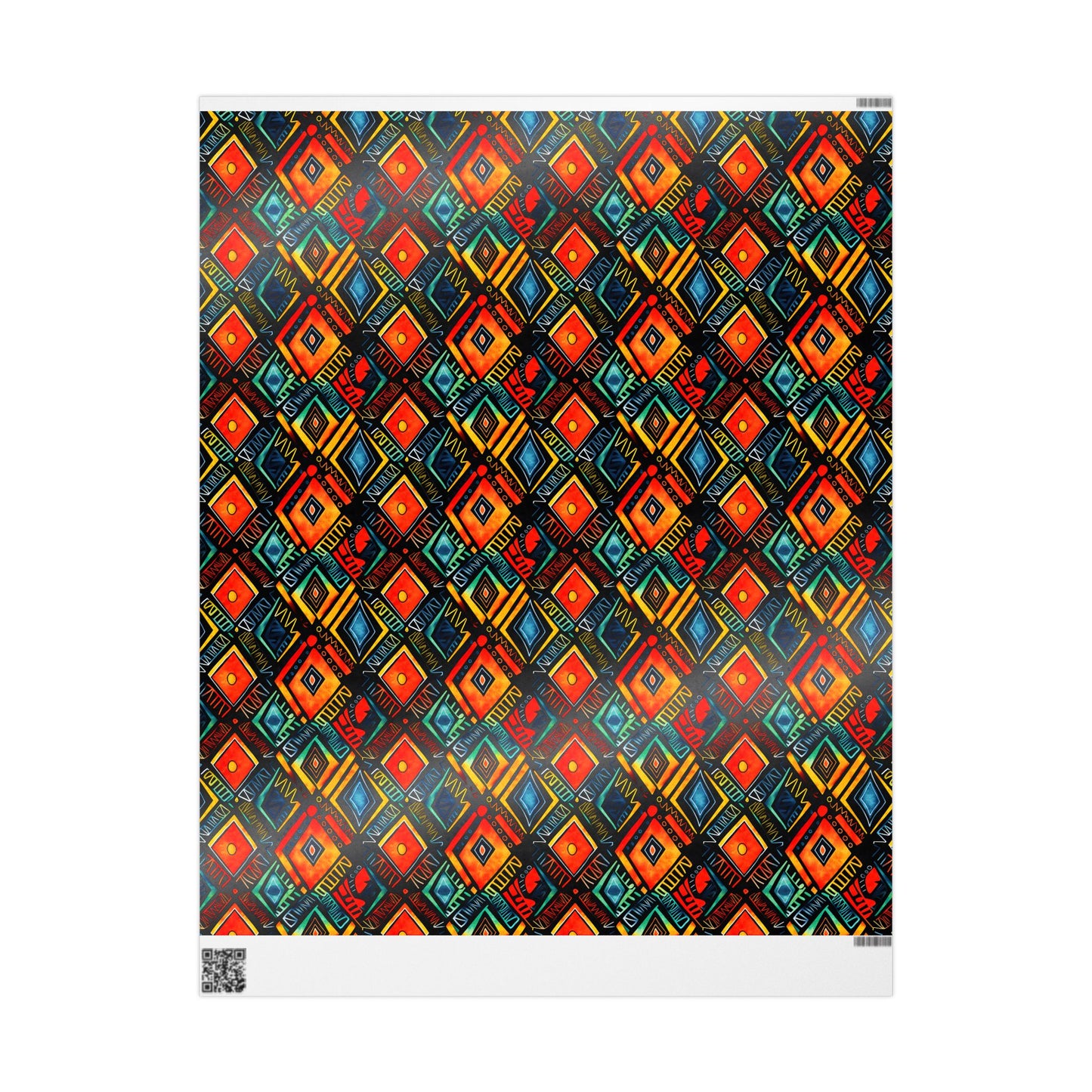 Abundance Rhythm Kwanzaa Wrapping Paper