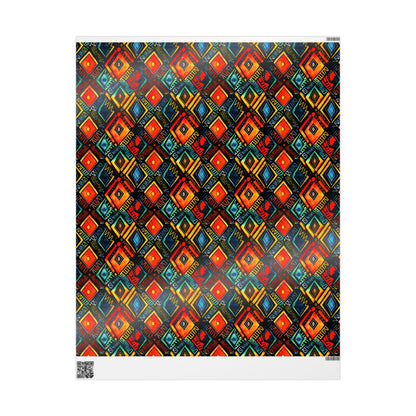 Abundance Rhythm Kwanzaa Wrapping Paper