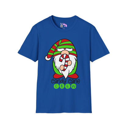 Candy Cane Crew Gnome Adult T-shirt