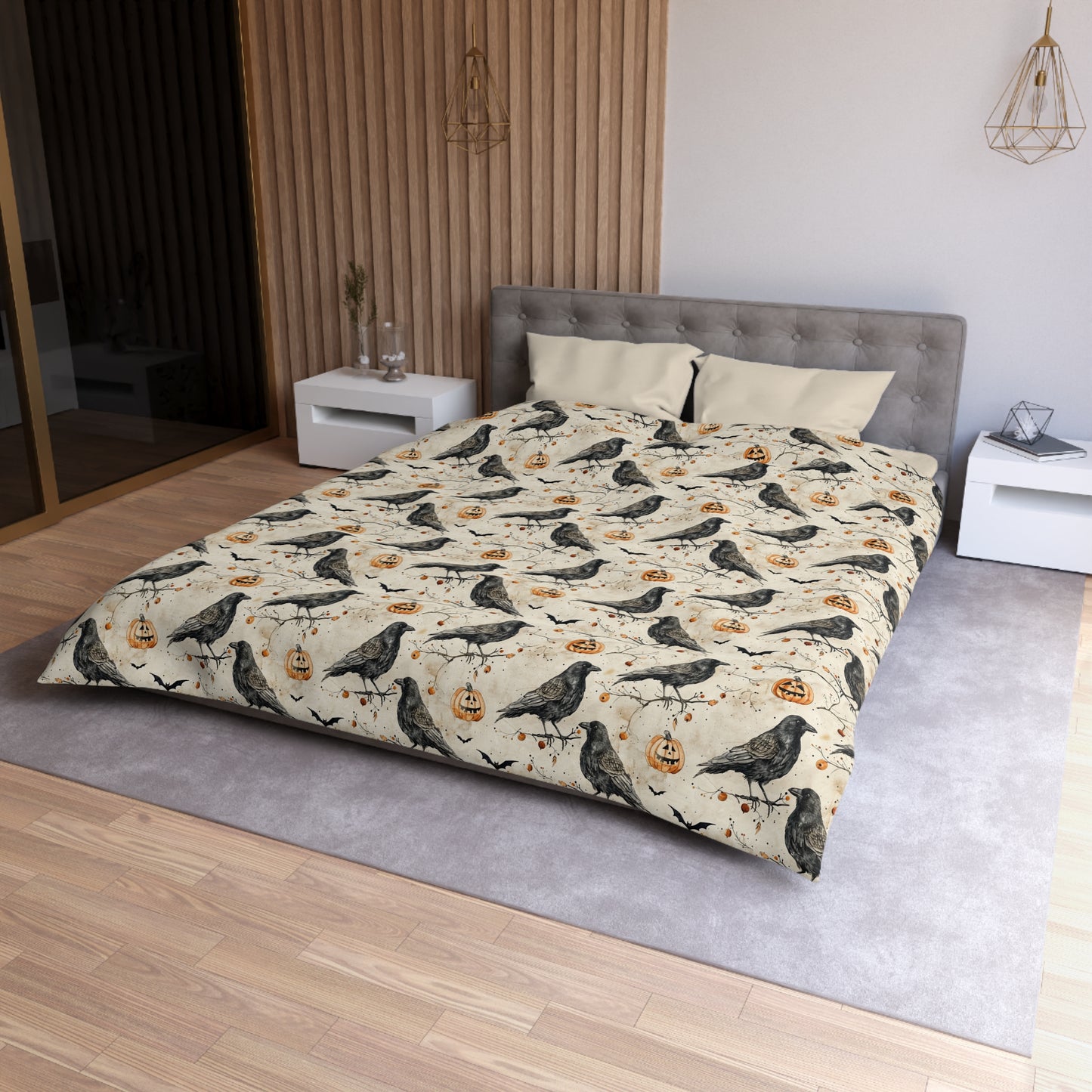 Crow & Gourd Duvet Bedding Set