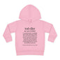 Toddler Definition Toddler Hoodie