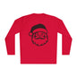 Santa Face Adult Long Sleeve Tee