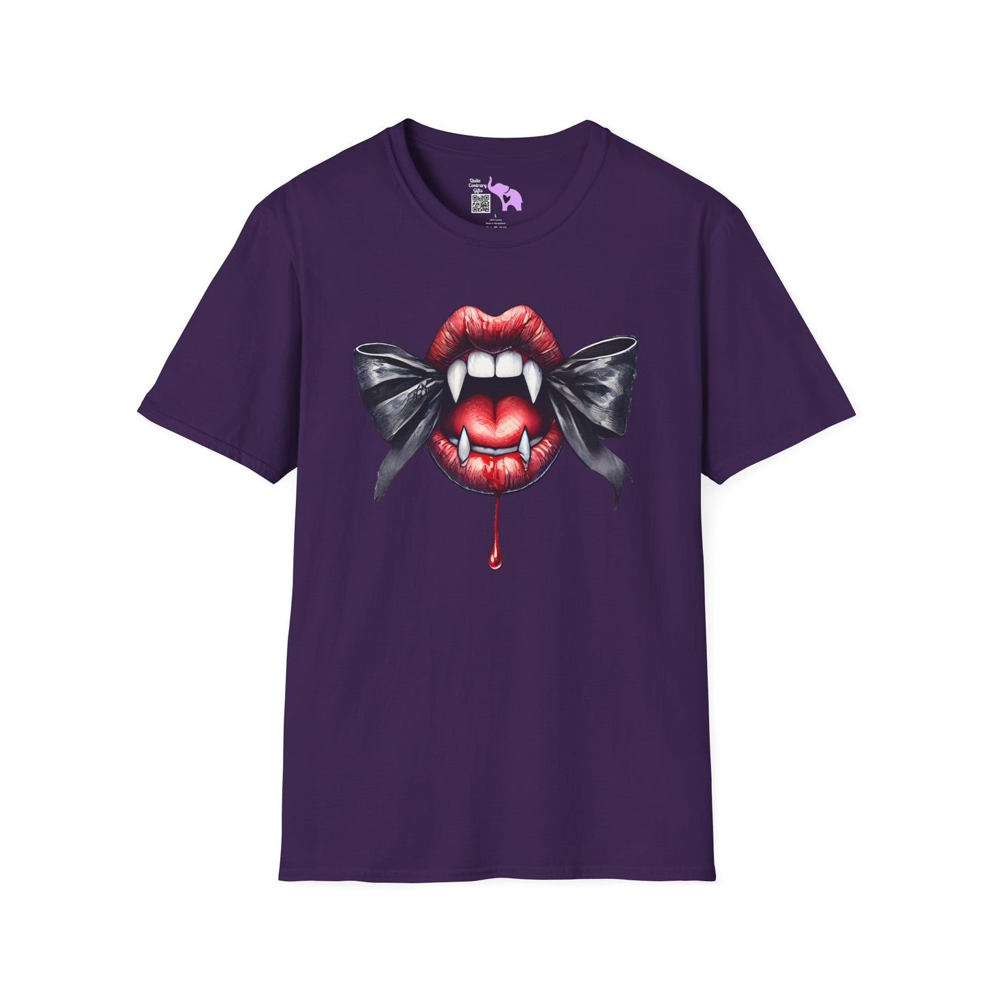 Vampire Mouth Adult T-shirt