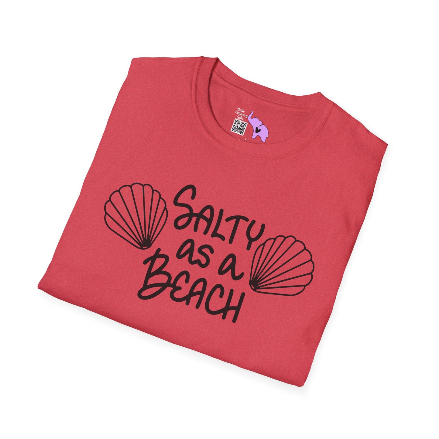Salty As A Beach Adult T-shirt