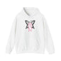 Butterfly Pink Support Ribbon Adult Heavy Blend™ Hoodie
