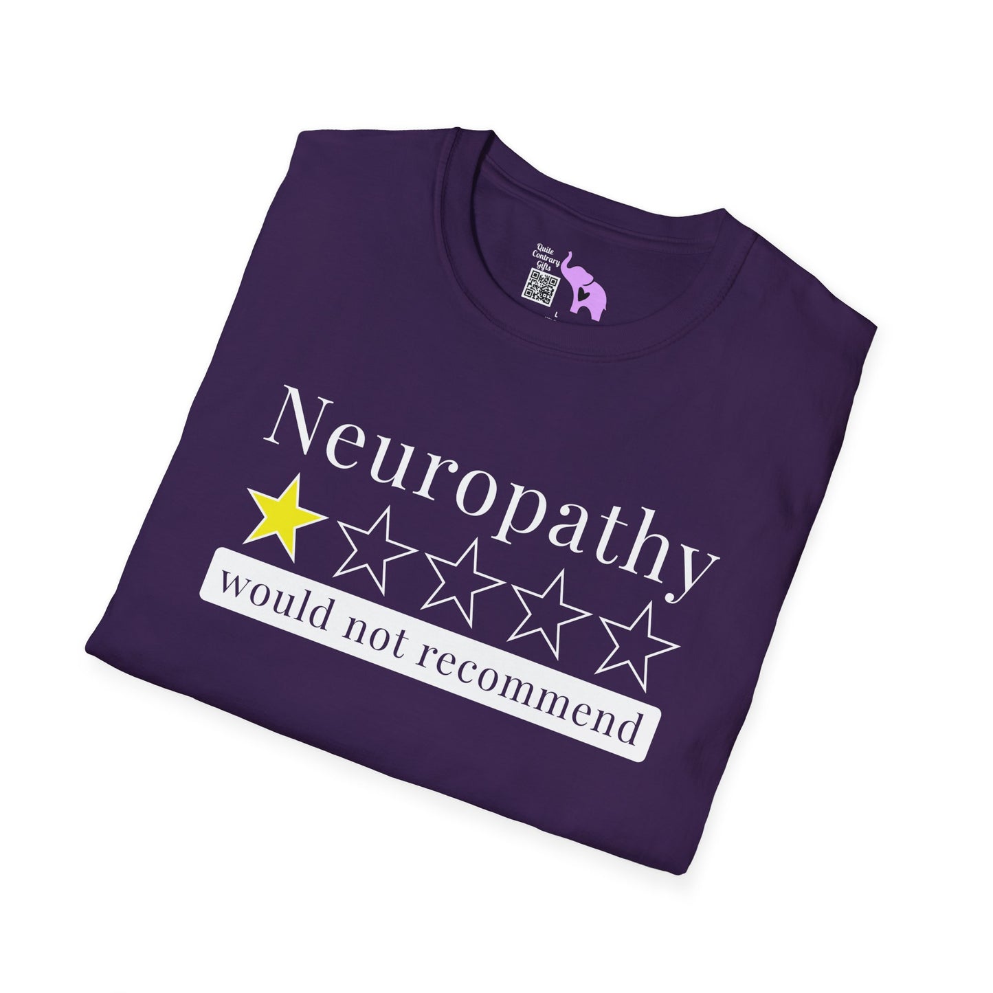 Neuropathy 1 Star Would Not Recommend Adult T-shirt