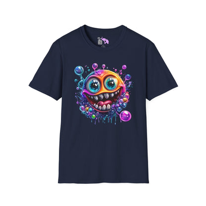 Bubbly Monster Adult T-shirt