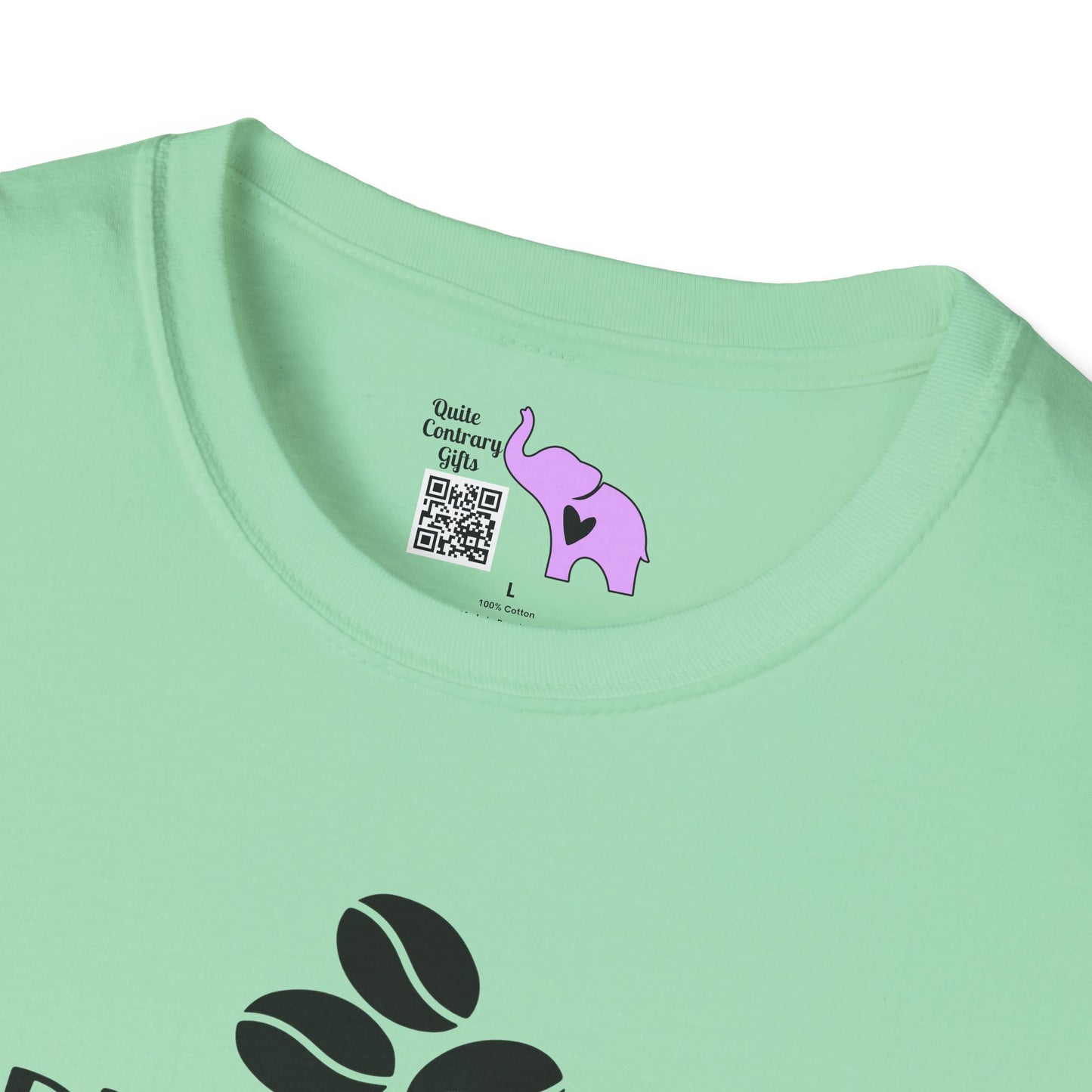 Running On Coffee And Sarcasm Adult T-shirt