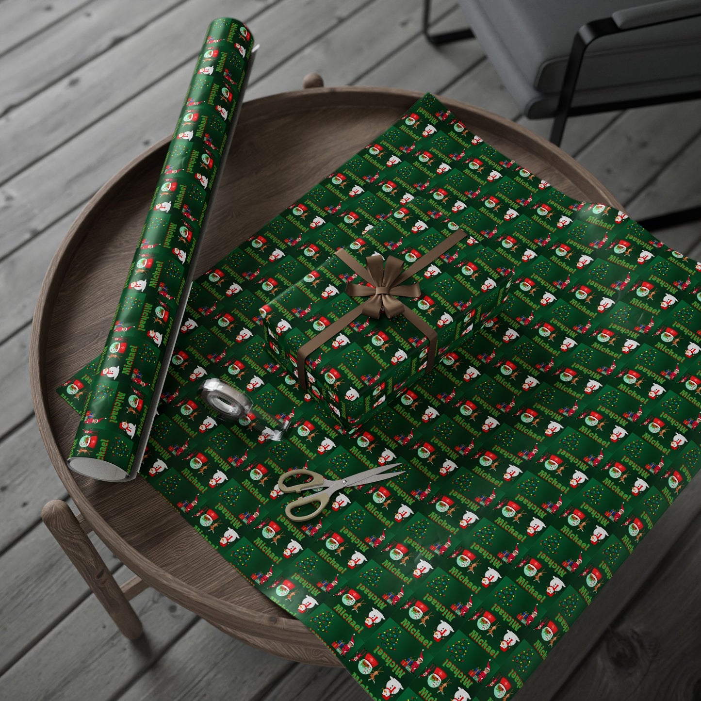 Elf on the Shelf Custom Wrapping Paper (Michael)