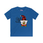 Deck the Halls Plaid Gnome Youth Softstyle Tee