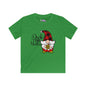 Deck the Halls Plaid Gnome Youth Softstyle Tee