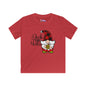 Deck the Halls Plaid Gnome Youth Softstyle Tee