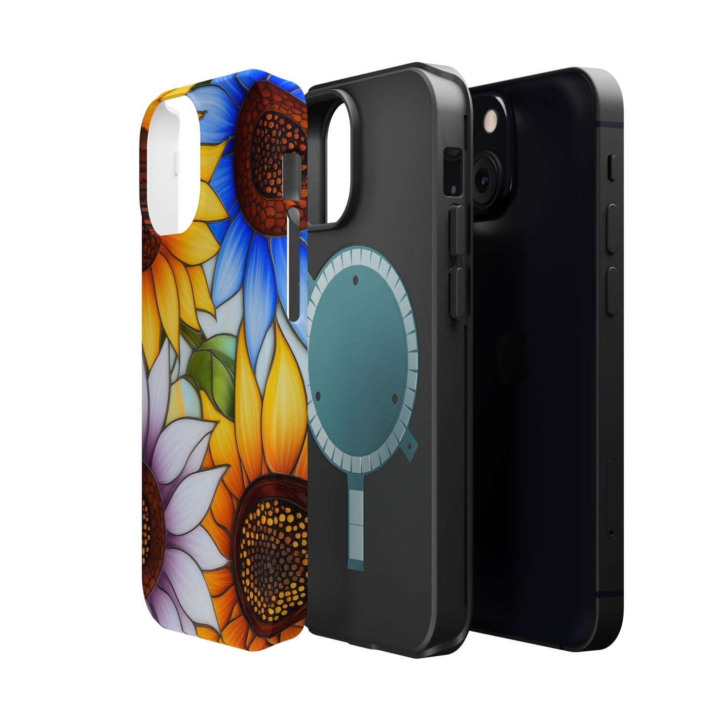Colorful Sunflowers MagSafe® Compatible Tough Case for iPhone